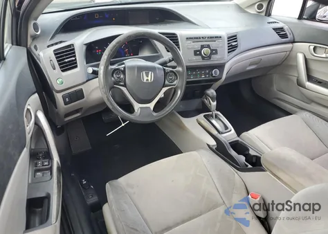 2012 Honda Civic Lx from USA, damaged, VIN 2HGFG3B51CH529183